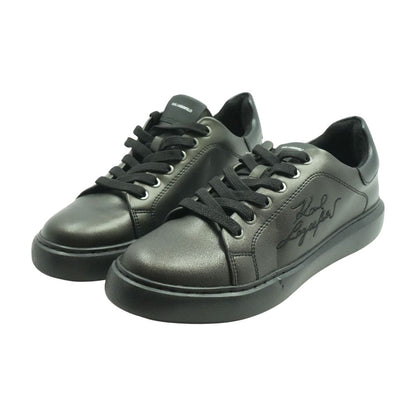 Black Lace Up Casual Shoes
