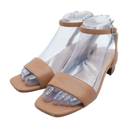 Brown Block Heel Sandals