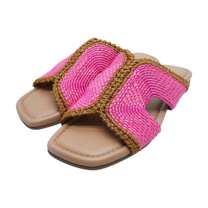 Pink Flat Sandals