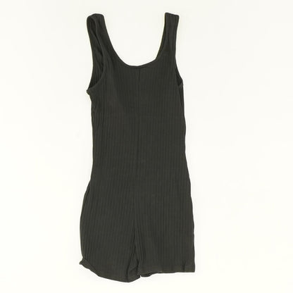 Black Solid Active Shorts