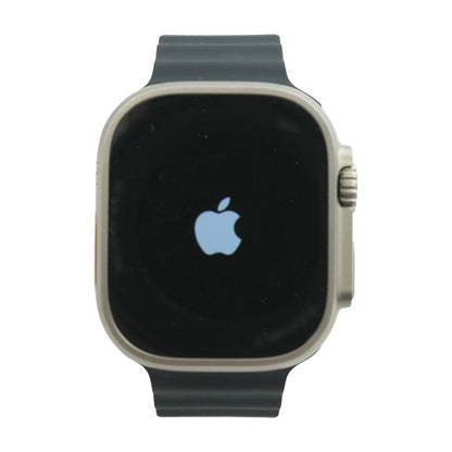 49mm Ultra 2 Silver Smartwatch Black Band O/S