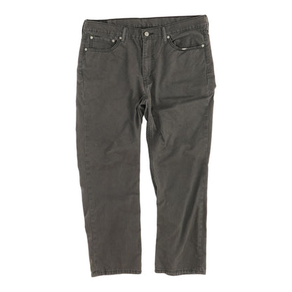 514 Charcoal Solid Straight Jeans