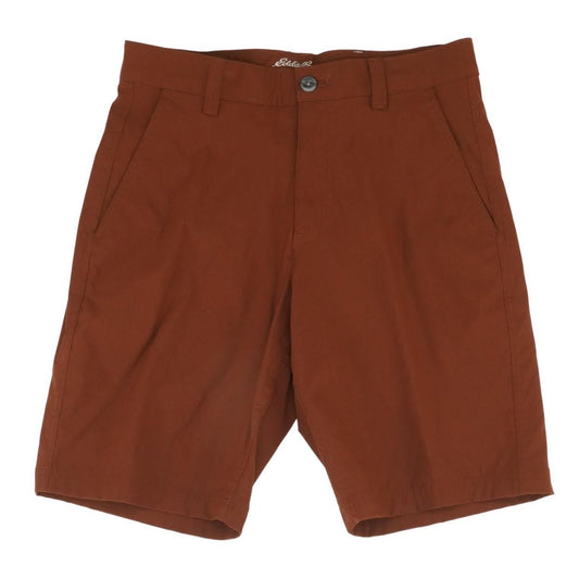 Rust Solid Chino Shorts