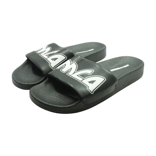 Black Casual Slide Sandals