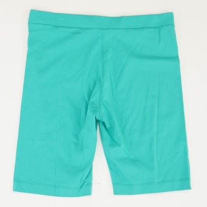 Teal Solid Active Shorts