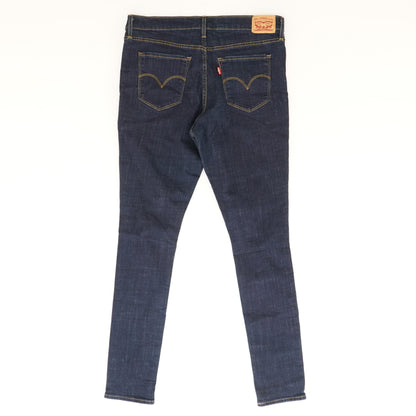311 Navy Solid High Rise Skinny Leg Jeans