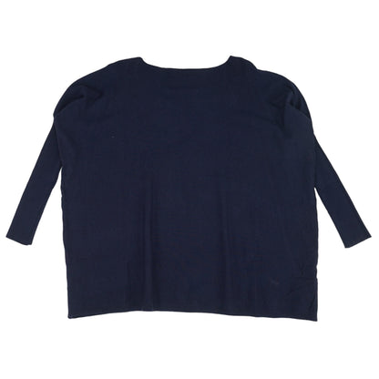 Navy Solid Sweater