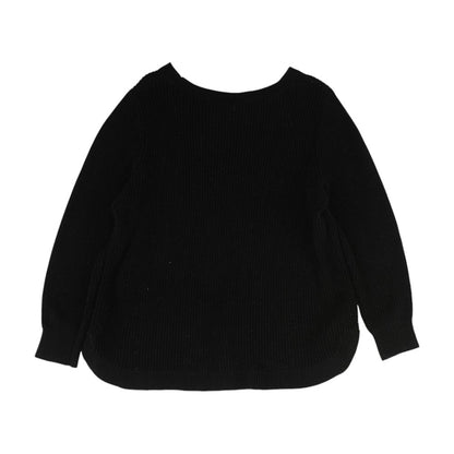Black Plus Crewneck Sweater