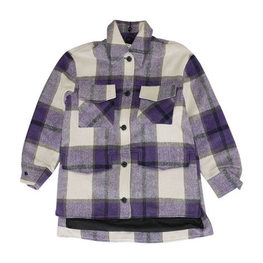 Purple Plaid Lightweight Jacket