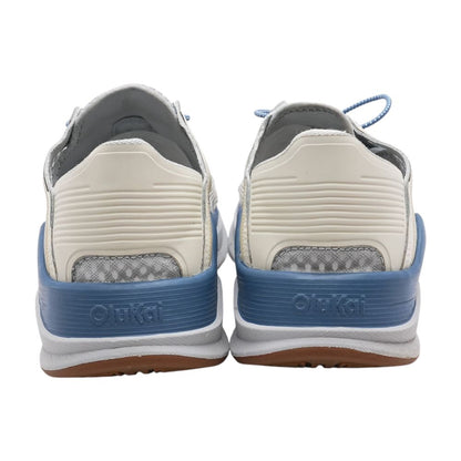 Blue Low Top Athletic Shoes