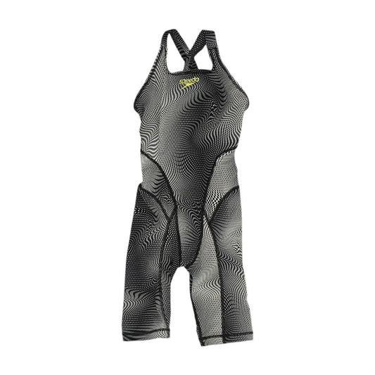 White Graphic One-Piece