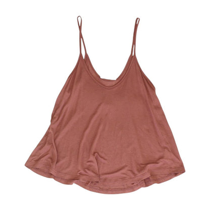 Pink Solid Sleeveless Blouse