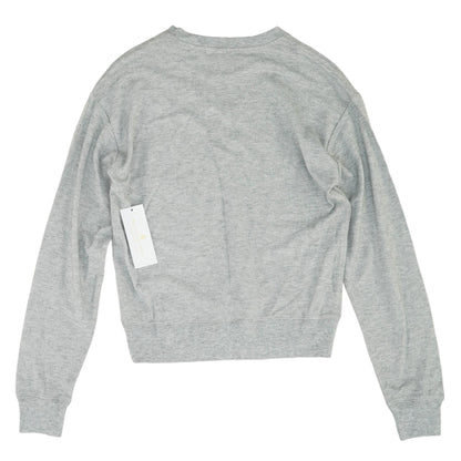 Gray Solid Active Happiness Knit Top