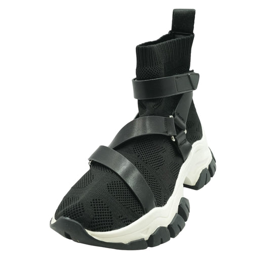 cement 82 Black Ankle Boots