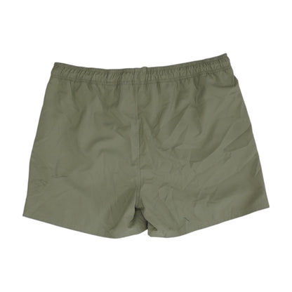 Green Solid Swim Shorts