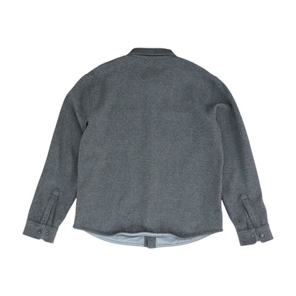 Gray Solid Outdoor Button Down