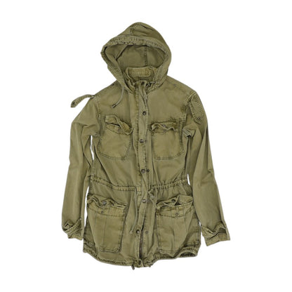 Green Solid Lightweight Jacket