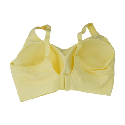 Yellow Solid Bra