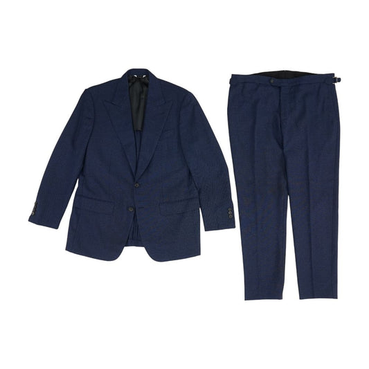 Wool Single Breasted Weighhouse Navy 2pc Suit