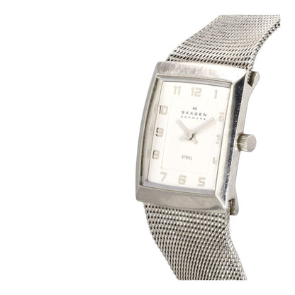 Women's Square Mesh Stainless Steel Watch