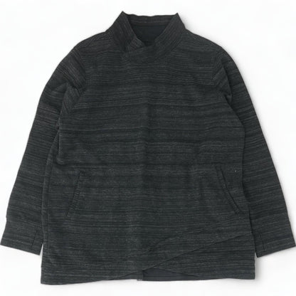 Charcoal Solid Active Pullover Pullover