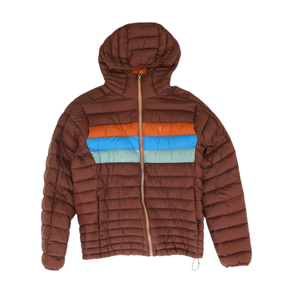 Rust Color Block Puffer Jacket – Unclaimed Baggage