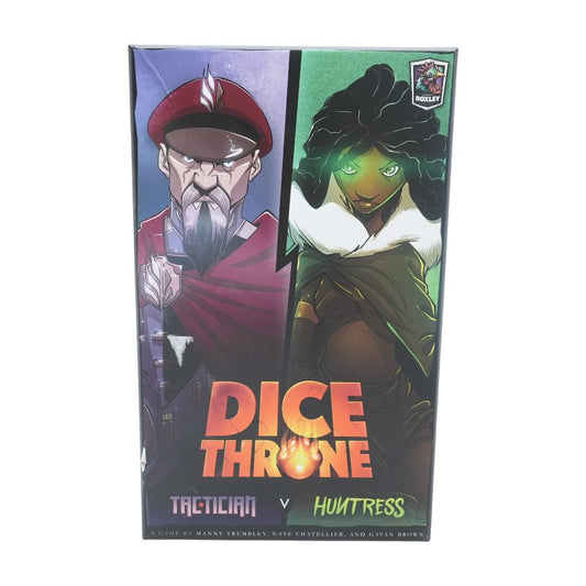 Dice Throne Board Game, Tactician vs. Huntress