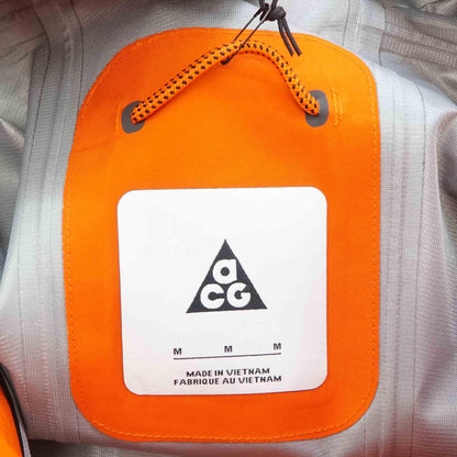 Orange Solid Gore-Tex Ski Jacket