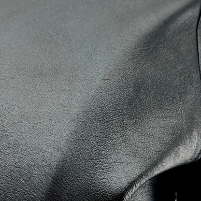 Black Metallic Nappa Leather Thales Jacket