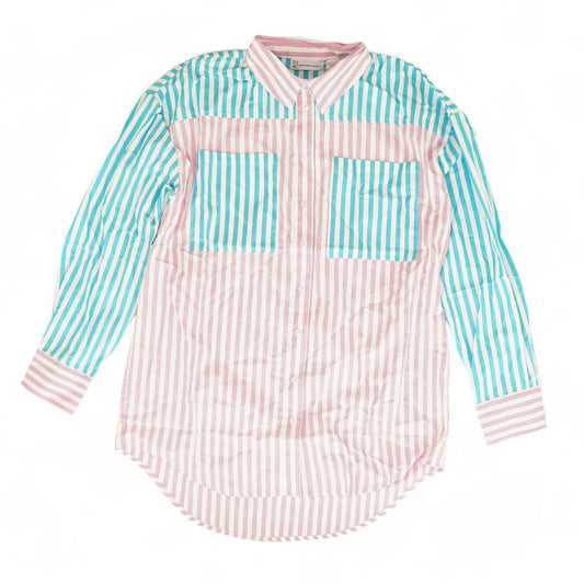 White Striped Button Down