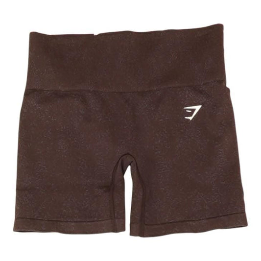 Burgundy Solid Active Shorts