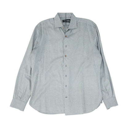 Gray Misc Long Sleeve Button Down