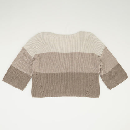 Multi Color Block Pullover Sweater