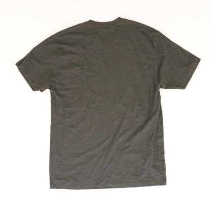 Gray Solid Crewneck T-Shirt
