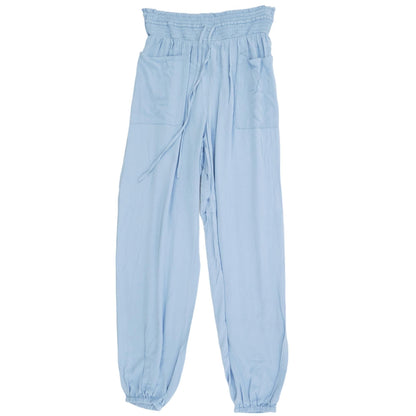 Blue Solid Everyday Joggers Pants