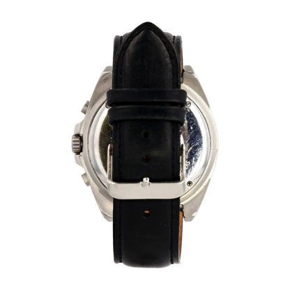 Men's Compass Blue Dial Stainless Steel Watch