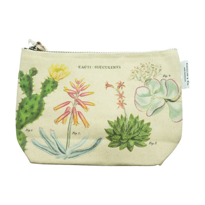 Beige Botany Pouch