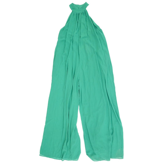 Green Solid Jumpsuit