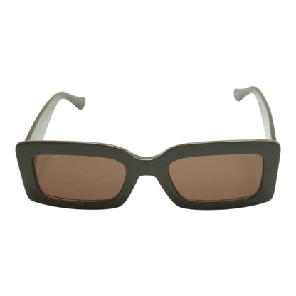 Brown Katie Rectangle Sunglasses