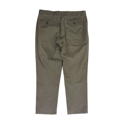 Olive Solid Khaki Pants