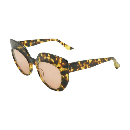 Tortoise Conique Oversized Sunglasses