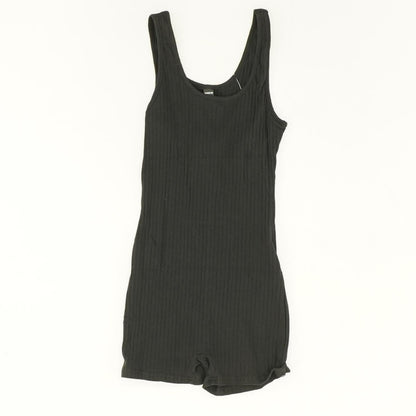 Black Solid Active Shorts