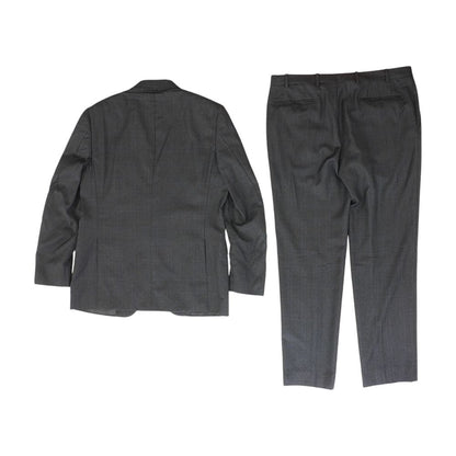 Gray Plaid 2pc Suit