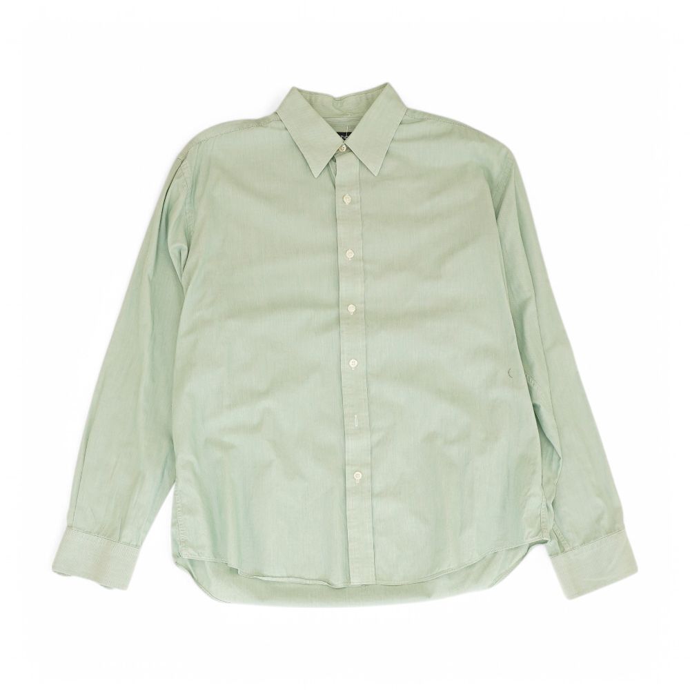 Green Solid Long Sleeve Button Down – Unclaimed Baggage