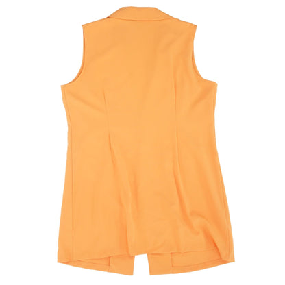 Orange Solid Vest