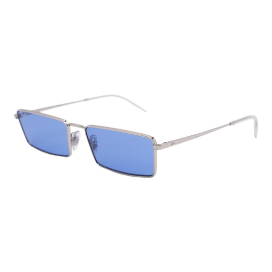 Silver RB 3741 Rectangle Sunglasses