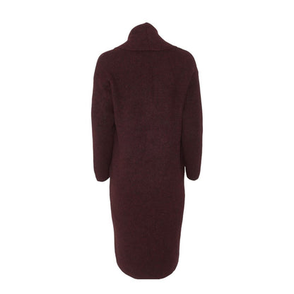 Burgundy Solid Robe