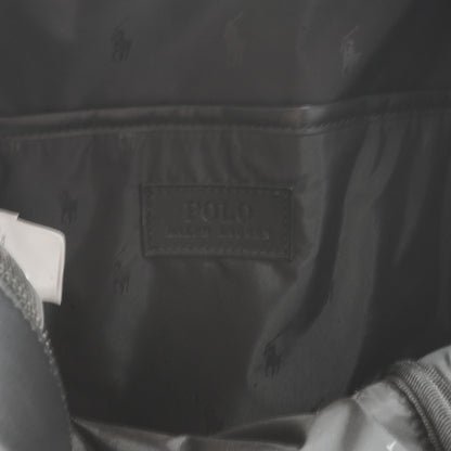 Black Smooth Leather Backpack