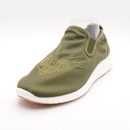 Pure Human Made Green Slip On Athletic Shoes