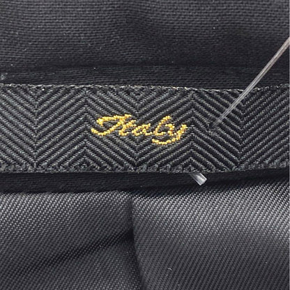 Black Solid 2pc Suit